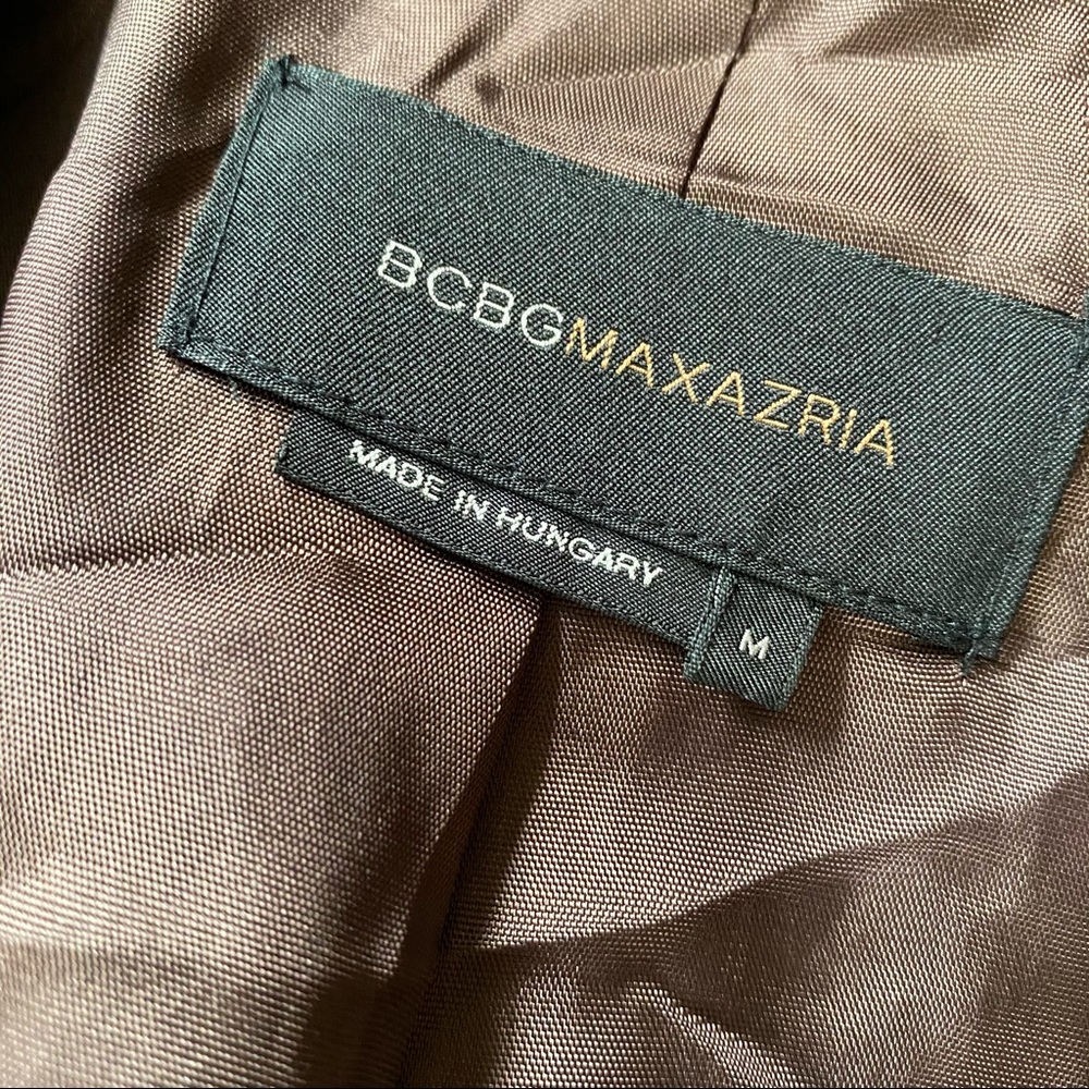 BCBGMaxAzria brown pinstripe professional blazer - Picture 8 of 16